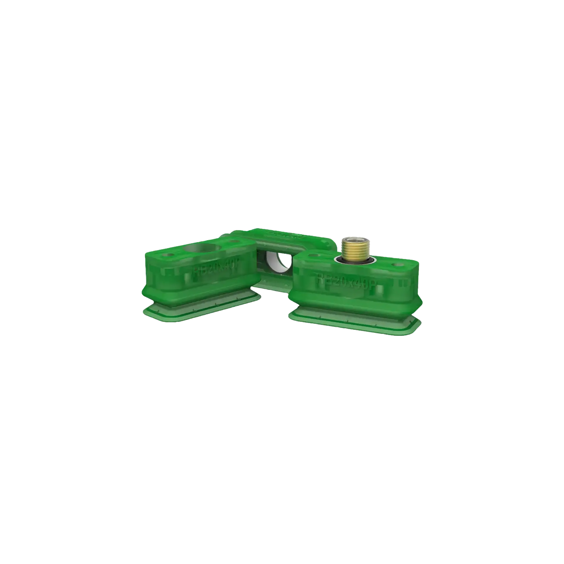Rechteckige Balgsaugnäpfe Serie RB (20x40 mm)