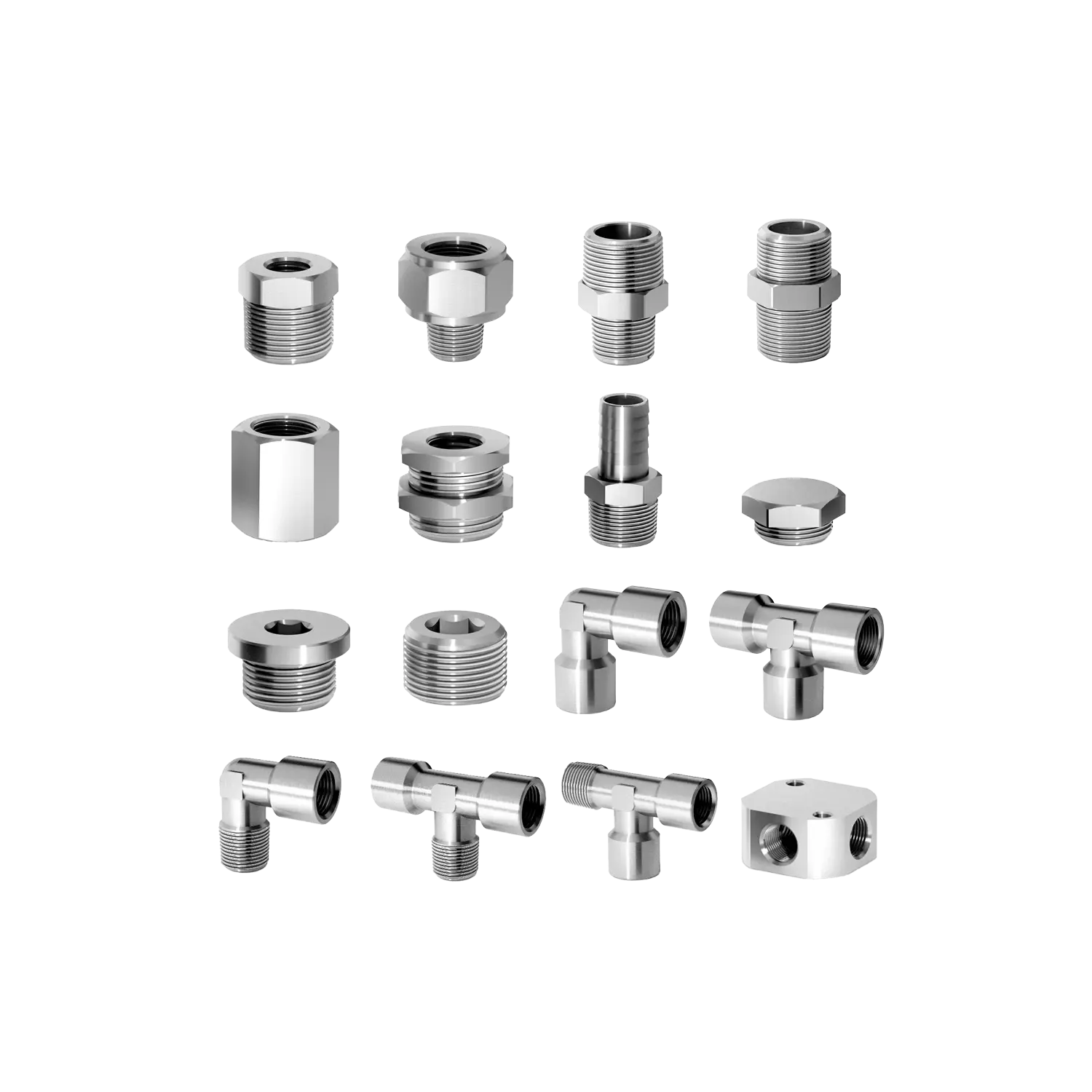 Rohrfittings aus Edelstahl 316L