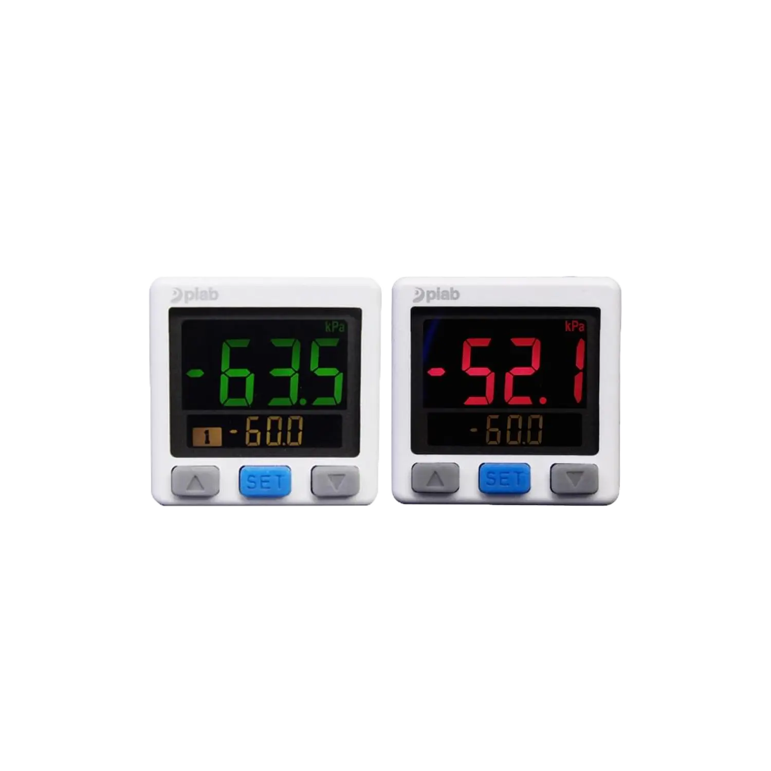 Vakuumschalter, 3-farbiges digitales Display mit M8 Anschlussgewinde