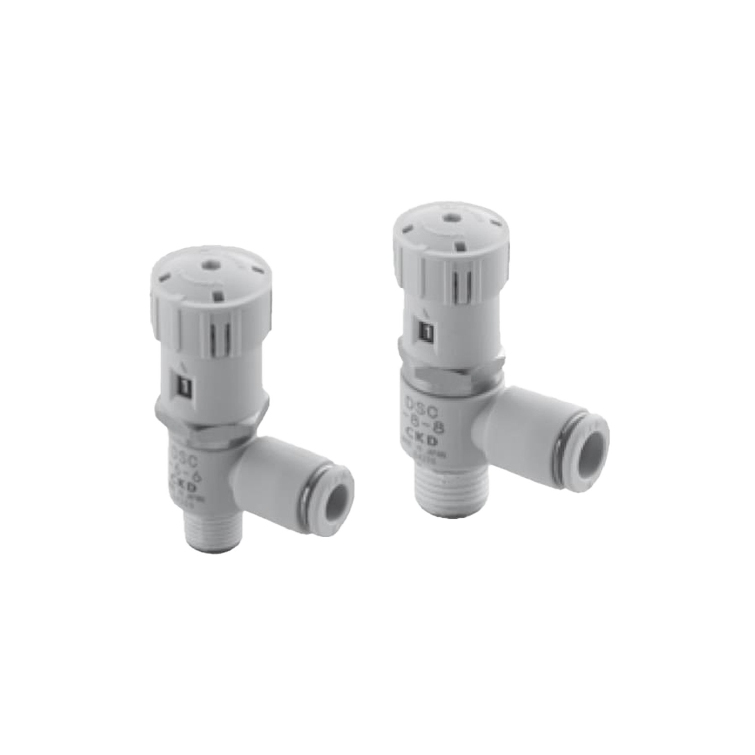 Drossel- Rückschlagventil mit Skala, Serie DSC