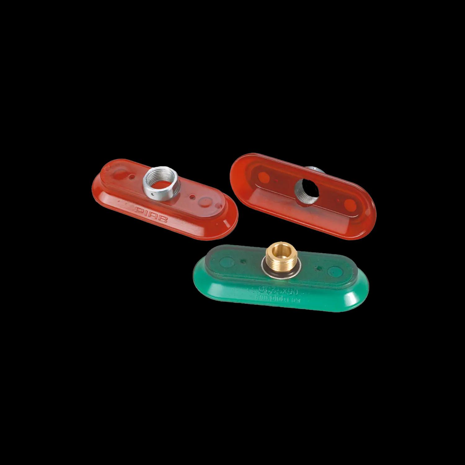 Ovaler, konkaver Saugnapf Serie OC DURAFLEX (35x90 mm)